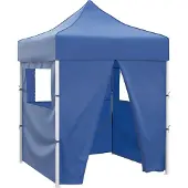 Syfax Party-Zelt Blau 200 x 200 x 315 cm Oxford-Stoff
