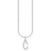 Thomas Sabo Kette mit Buchstaben-Anhänger C Silber