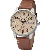 Regent Herrenuhr F1255 Edelstahl Quarzwerk