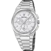 Festina Herrenuhr Swiss Made Armbanduhr Edelstahl silber UF20059/1