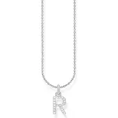 Thomas Sabo Kette mit Buchstaben-Anhänger R Silber