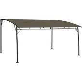 Syfax Garten-Sonnenschutz 4x3x2,55 m Taupe