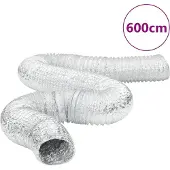 vidaXL Möbel Lüftungsschlauch Aluminium 6 m Ø10 cm - Gartenschläuche 4008062