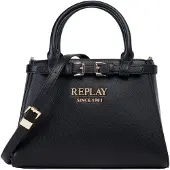 Replay Handtasche Umhängetasche Hand Bag Black schwarz