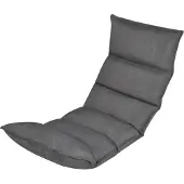 Syfax Grauer, leichter und langlebiger Bodensessel 130x50x13 cm (LxBxH), voll anpassbar und faltbar