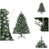 vidaXL Künstlicher Weihnachtsbaum mit Ständer 150 cm PVC - Weihnachtsbäume