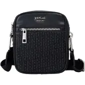 Replay Umhängetasche Reporter Bag Black schwarz