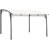 Syfax Garten-Sonnenschutz 3x3x2,55 m Cremeweiß