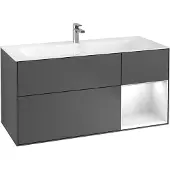 Villeroy & Boch V&B Waschtischunterschrank FINION 1196x591x498 Reg Wln Ve/anth ma