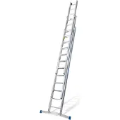 Mauderer Alutechnik Mauderer Bavaria Schiebeleiter 925 mit Klapptraverse 3x10 Dreikantsprossen