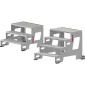 Hymer Industrietritt Grundmodul mit Alu-Profilstufen 0,6m Stufenbreite 2 Stufen