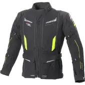 Büse Agadir Motorrad Textiljacke, schwarz/gelb, Short 29