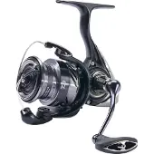 Daiwa Ninja 2000 Angelrolle mit leichtem AIRDRIVE Rotor und ATD Bremse Schwarz Silber