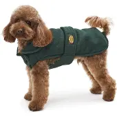 Fashion Dog Fleece-Hundemantel - Grün - 43 cm