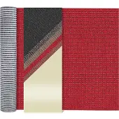 AKO Primaflor Sicherheitsmatte - Rot - 1,20m x 8,50m - Beschichtete PVC-Granulat Sauberlaufmatte - Rutschsicherer Läufer gegen Nässe und Glätte