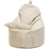 Furini Yoko Sitzsack Samt, Beige