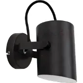 Kanlux S.A. Wand-Deckenleuchte LARATA EL E27 Schwarz 36263