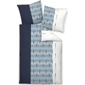 Janine Interlock Feinjersey Bettwäsche Carmen S 55026-02 nachtschattenblau 155x220 cm + 80x80 cm