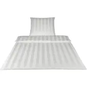 Elegante Bettwäsche 2245 Noblesse I Größe 80x80 200x200 cm I Farbe 7 Creme I Reine Baumwolle