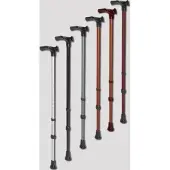 Rebotec Gehstock Handy verstellbar, anatomischer Griff>>>>Farbe: schwarz links