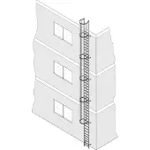 Iller-Leiter Iller Einzügige Steigleiter Aluminium natur 4,70m SH