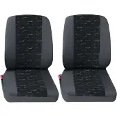 Petex Transporter Sitzbezüge für zwei Einzelsitze (vorne) 2-teilig ohne Seitenairbag - Profi 2 in blau | Autositzbezüge / Schonbezüge von
