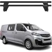 Menabo Dachträger Querträger für Opel Combo 2018-2025 ABE Aluminium Schwarz