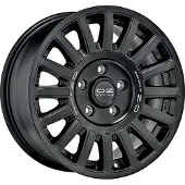OZ RACING ALUFELGE RALLY RAID 8x17 5x130 ET 35 MATT BLACK SILVER LETTERING