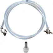 BieTal Bier Schlauch Leitung 300cm CNS Tülle ohne Ringspalt 7 mm Bierschlauch