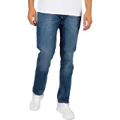 Lee Herren Gerade geschnittene XM Maddox-Jeans, Blau 34W x 32L