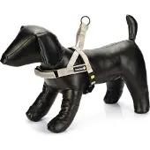 Beeztees Hundegeschirr Parinca Premium Comfort Nylon hellgrau