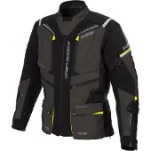 Büse Open Road III Anthrazit Schwarz Gelb Wasserdichte Textiljacke Größe 64