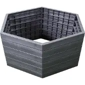 Garantia Ergo Hochbeet XL 75 Farbe wood, Größe 145x125 cm, Hähe 75 cm