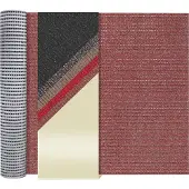 AKO Primaflor Sicherheitsmatte - Terrakotta - 1,20m x 9,50m - Beschichtete PVC-Granulat Sauberlaufmatte - Rutschsicherer Läufer gegen Nässe und Glätte