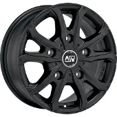 MSW 18 Zoll Alufelge 48 van 18"x7.5" 5x130 PCD ET53 78.1mm Felge Schwarz