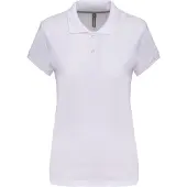 Kariban Baumwolle Classics-20.K242 Damen Piqué Polo Gr. XXL white