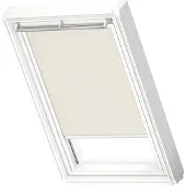 Velux Verdunklungsrollo "DKL S06 1085SWL" verdunkelnd Verdunkelung ohne Bohren in Führungsschienen weiße Führungsschienen & Griffleiste