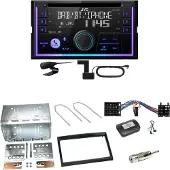 JVC KW-DB95BT Bluetooth Digitalradio Einbauset für Peugeot 307 Citroen C2 C3