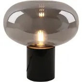 Olucia - ALAN - Tischlampe - Grau / Schwarz