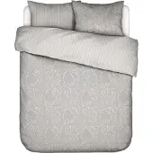 Essenza Bettwäsche Fabrice Cloud Grey Baumwollsatin-155 x 220 cm