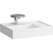 Laufen Waschtisch KARTELL 600x460mm Abl. re o ÜL 2 HL-Ausf. we LCC