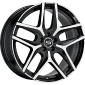 MSW Alufelge 40 7X17 5X120 Et 45 Gloss Black Full Polished