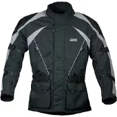 GMS Twister Motorrad Textiljacke, schwarz/grau, S