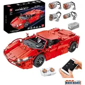 Mould King Remote Control 488 Spider Convertible Sports Car 13048