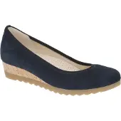 Gabor GENUA Ballerinas - Damen Halbschuhe - Slipper blau Freizeit