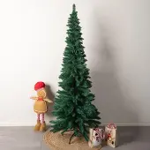 Gravidus Schmaler künstlicher Weihnachtsbaum 180 cm mit Metallständer grün