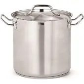 CombiSteel Gemüsetopf Hoch Edelstahl + Deckel¸24 10L