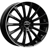 Gmp Alufelge Stellar 7.5X18 5X112 Et 45 Black Diamond Lip