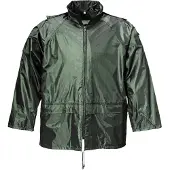 Terrax Bekleidung Regenjacke oliv oliv Größe