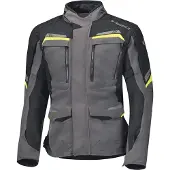 Held Lonborg Top Dunkelgrau Schwarz Neon Gelb Motorrad Textiljacke Größe 4XL